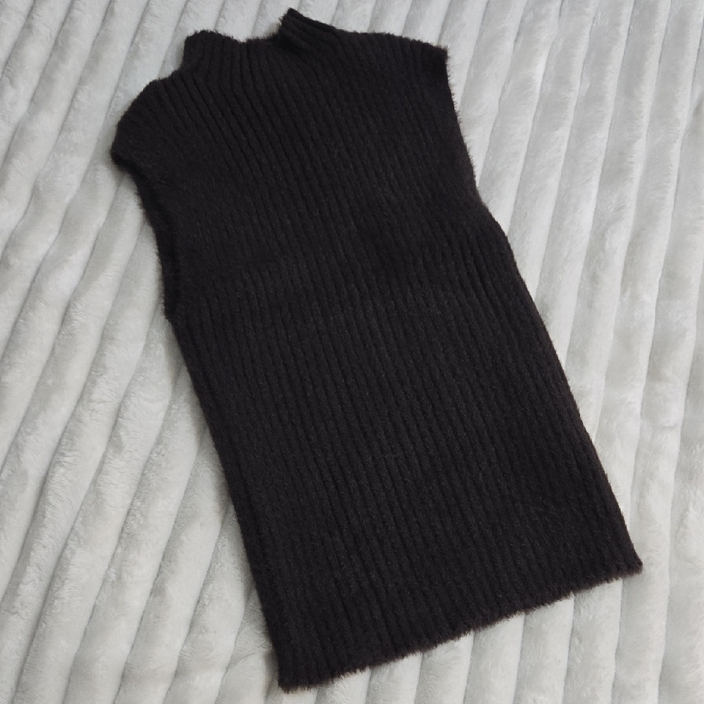 Vero Moda Brown Ribbed Turtleneck Sweater